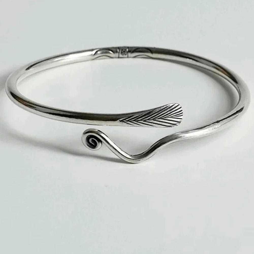 NEW Wrap Feather Ring | 925 Sterling Silver Adjustable Bracelet